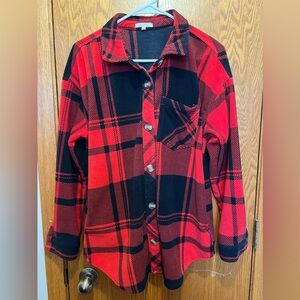 Maurices buffalo plaid shacket